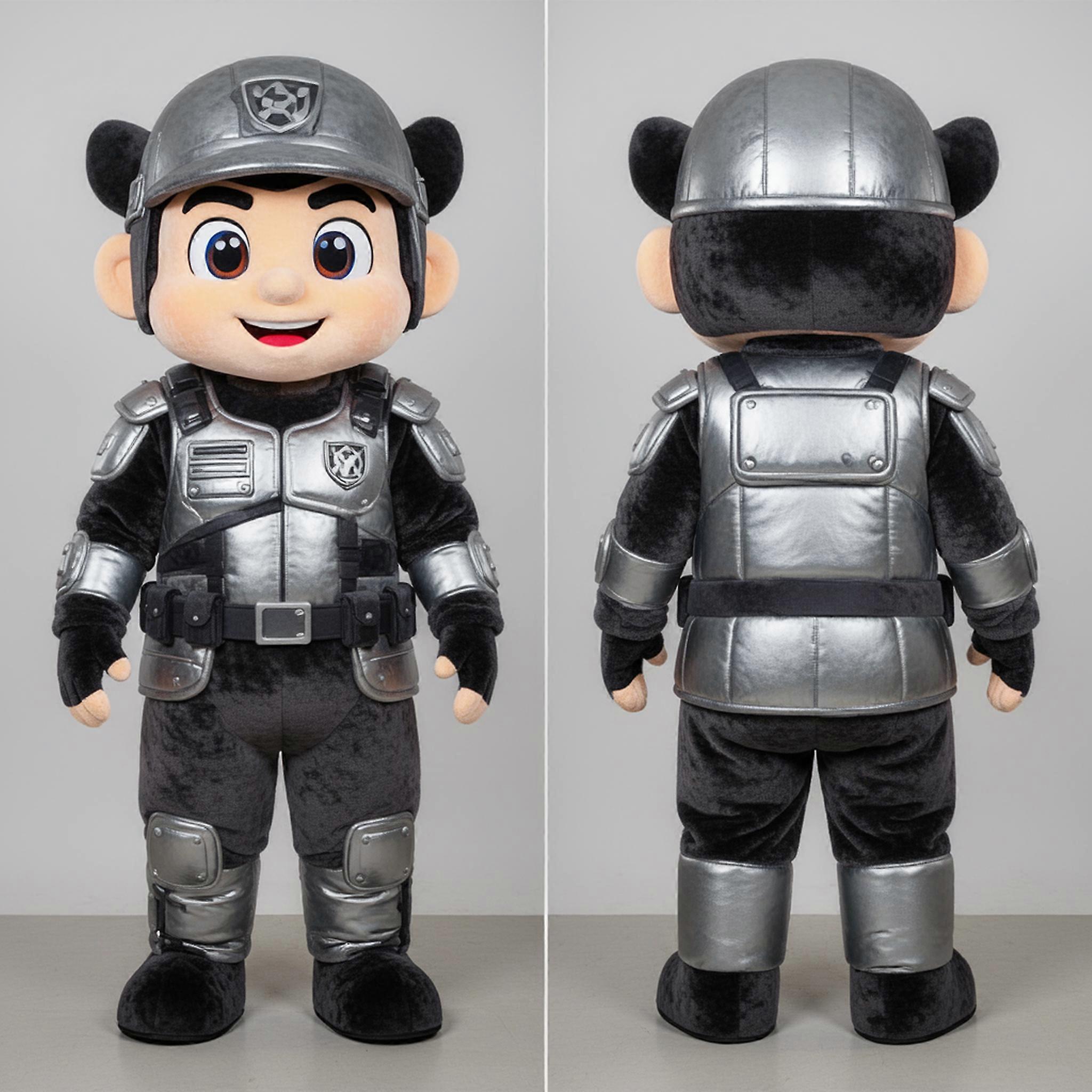 MASTICOT Silver Tactical Sniper Mascot