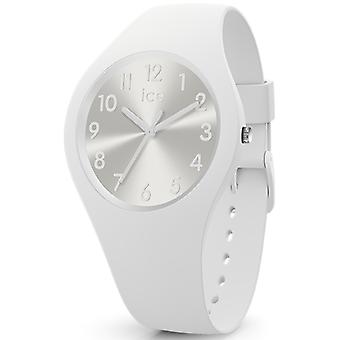 Ice colour watch for Analog Quartz Woman with Silicone Bracelet IC018126