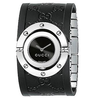Reloj gucci the twirl l neg. reloj para Mujer Analógico de Cuarzo con brazalete de Goma YA112518