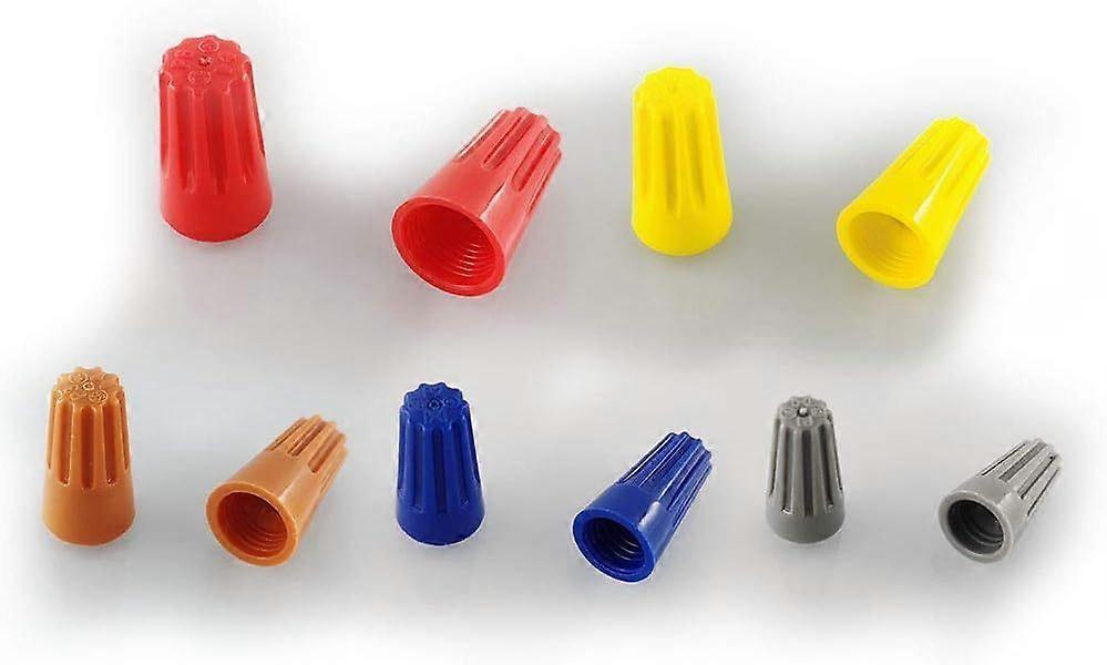 Wire Cap Connectors Kit, 310PCS Assorted Sizes, UL/CSA Certified, PVC Spring Insert, Compatible with Solid and Stranded Wire