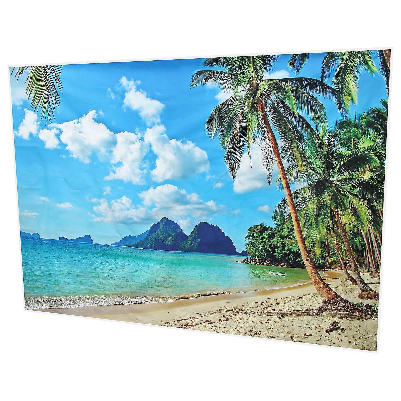 Palm Tree Summer Vinyl Backdrop Cloth