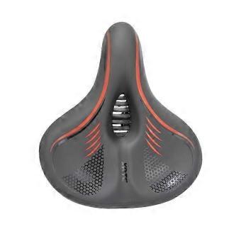 Oversized Bike Seat Large Padded For Men Women Comfort Wide Soft Cushion Bicycle Comfortable Replacement