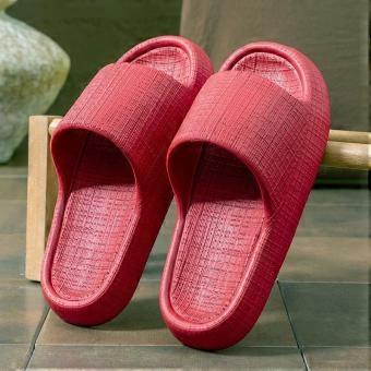 Outdoor Summer Fashion Indoor Slippers Non Slip Home Sandals Men's Beach Shoes EVA Unisex Soft Thick Soled Slippers Women's