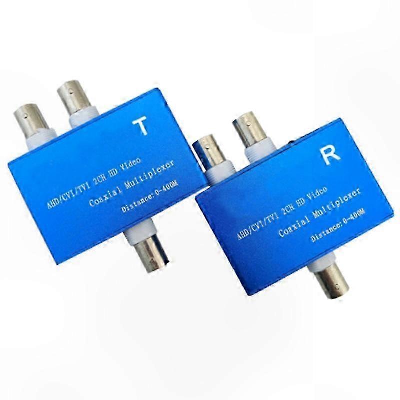 Dual-Channel Coaxial Video Multiplexer