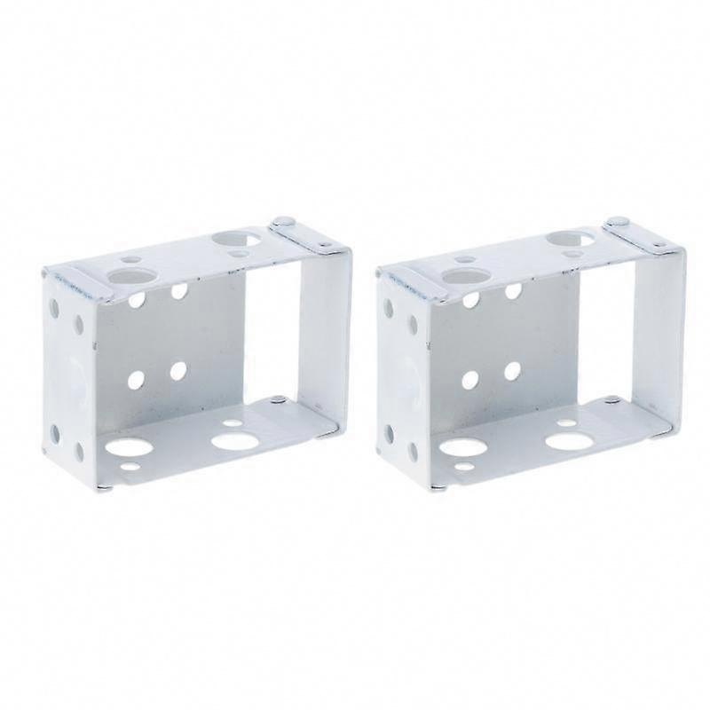 Window Blind Box Mounting Brackets, 5cm, 2/4 x Set, for Kitchen Installation
