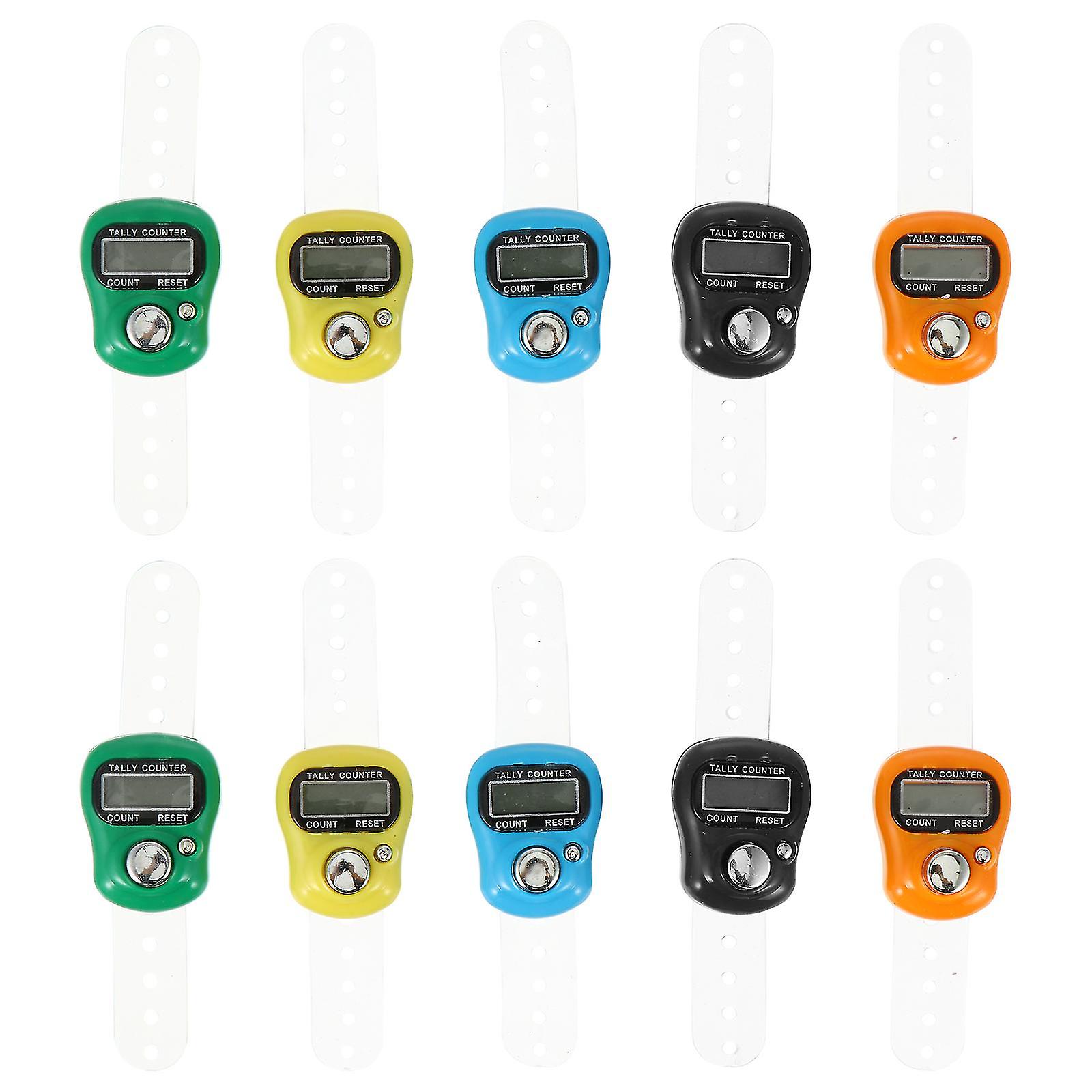 10pcs Practical Tally Counters Manual Digital Counter For Daily (random Color)