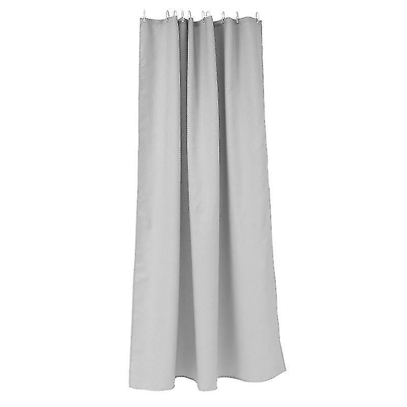 200X150cm Grey Shower Curtains 1 Set Of Shower Curtain Waterproof Bathing Curtain With Hooks For Bat