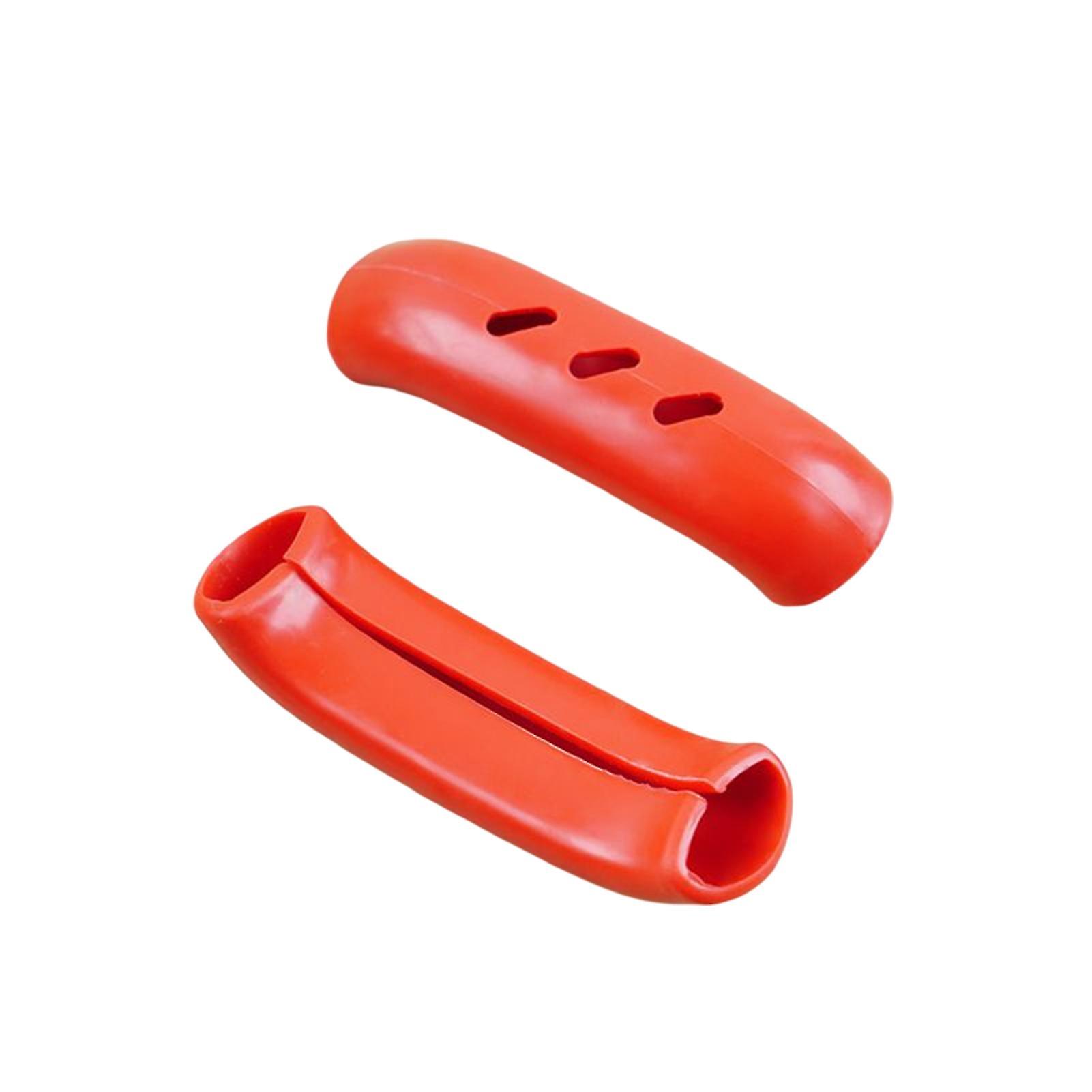 2 Pcs Silicone Hot Handle Holder Non-slip Durable Handle Holder For Cast Iron Skillets Frying Pans Casserole