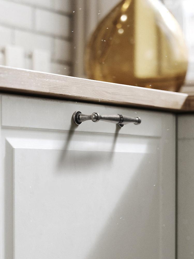 Traditional Vintage Antique Yellow Bronze Cabinet Handles Kitchen Cupboard Pulls Drawer Knobs Kitchen Door Handles And Knobs