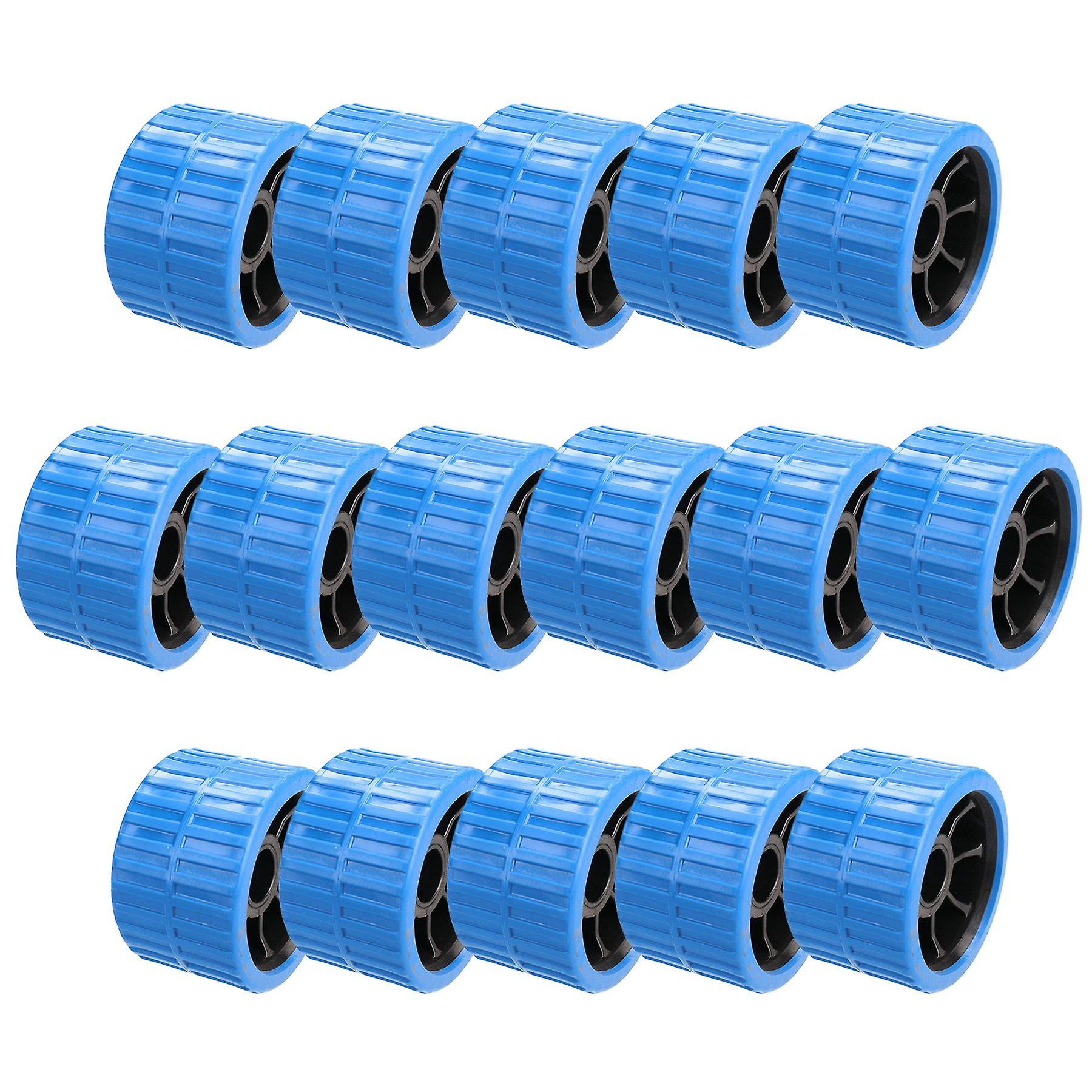 Boat / Jetski / Dinghy Trailer Ribbed Roller NON MARKING 21mm Bore 16 Pack