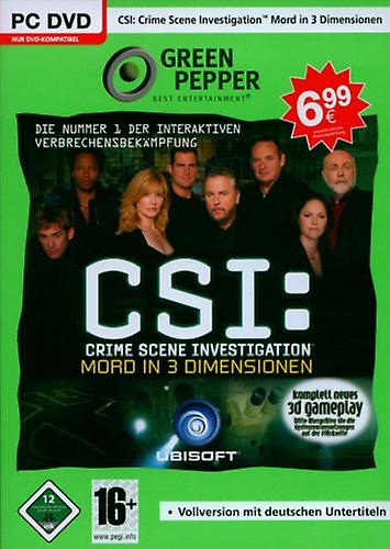 CSI 3 - Mord in drei Dimensionen PC - New & Sealed