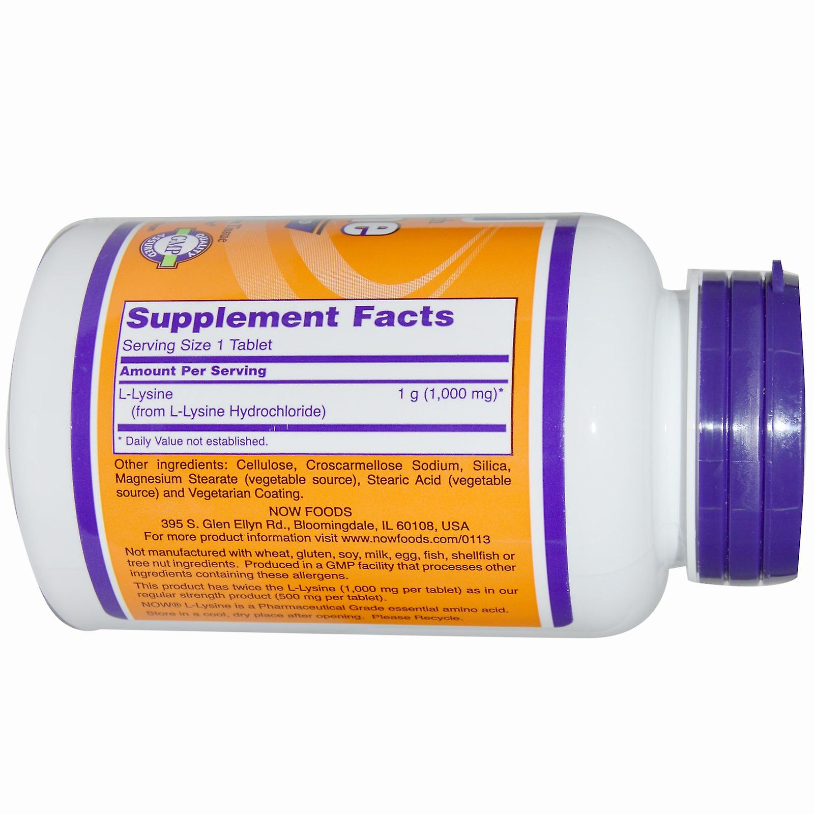 L-Lysine 2000 - 365 Tablets - 1000mg per UN Tablet - From