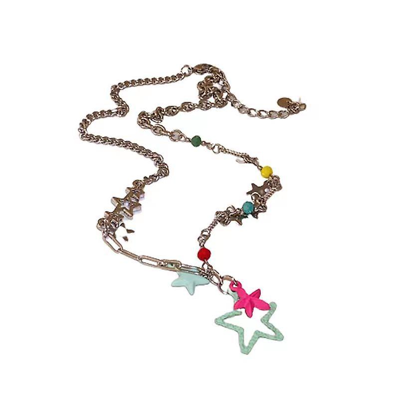 Collier d’étoiles colorées