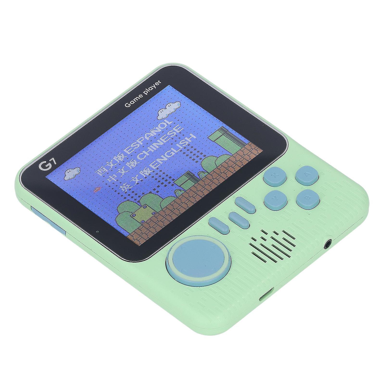 G7 Handheld Game Console Single Player Lightweight Gaming Device cu ecran verde de 3.5in