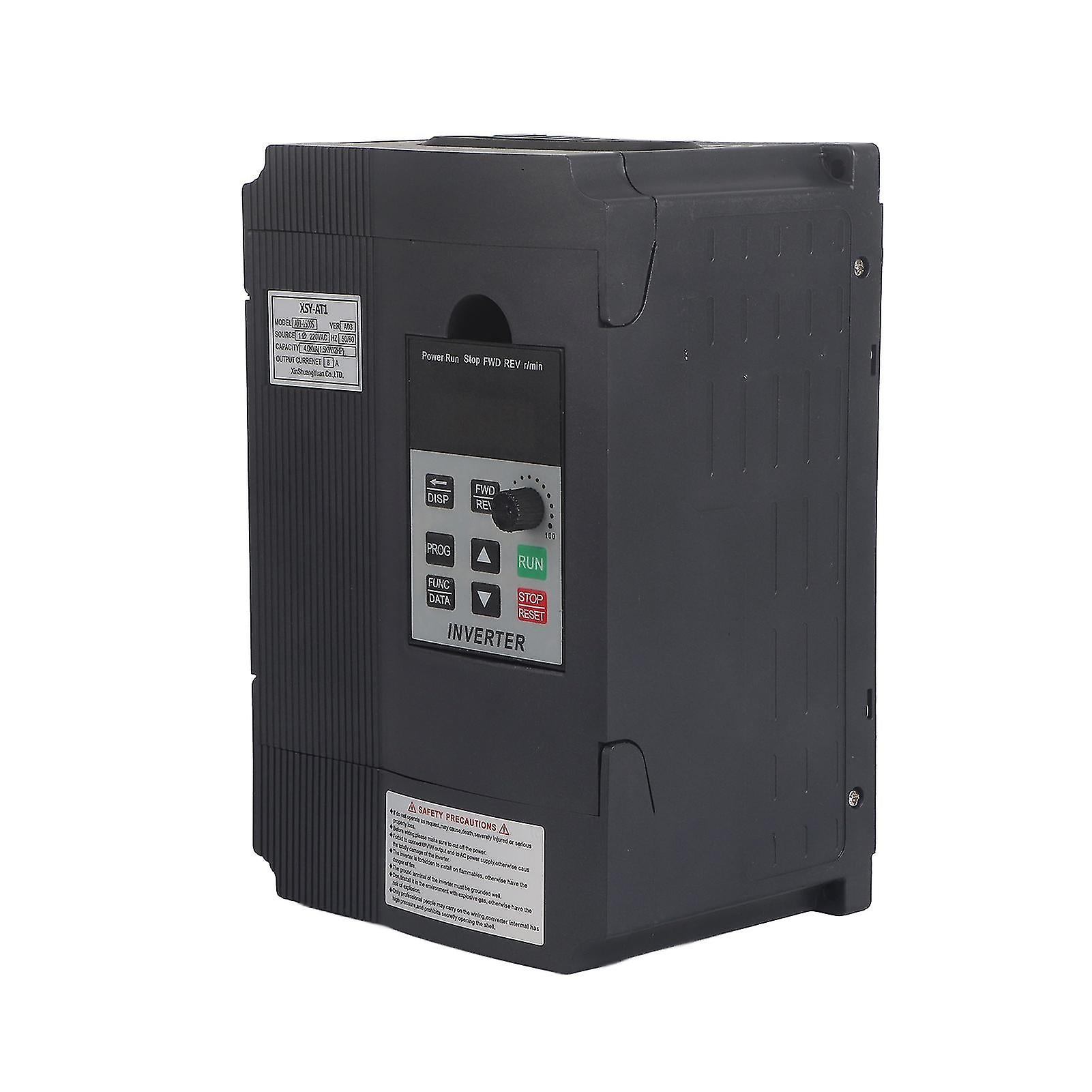 220 فولت أحادي الطور متغير التردد محرك Vfd تحكم في السرعة ل 3 مراحل 1.5kw محرك تيار متردد