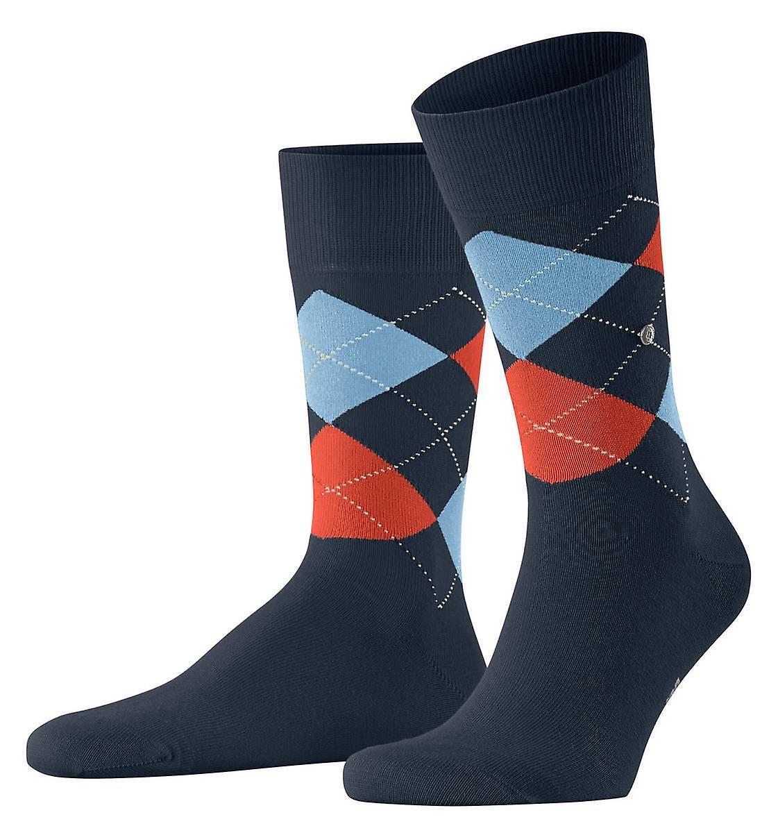 Burlington King Socks - Marine Navy