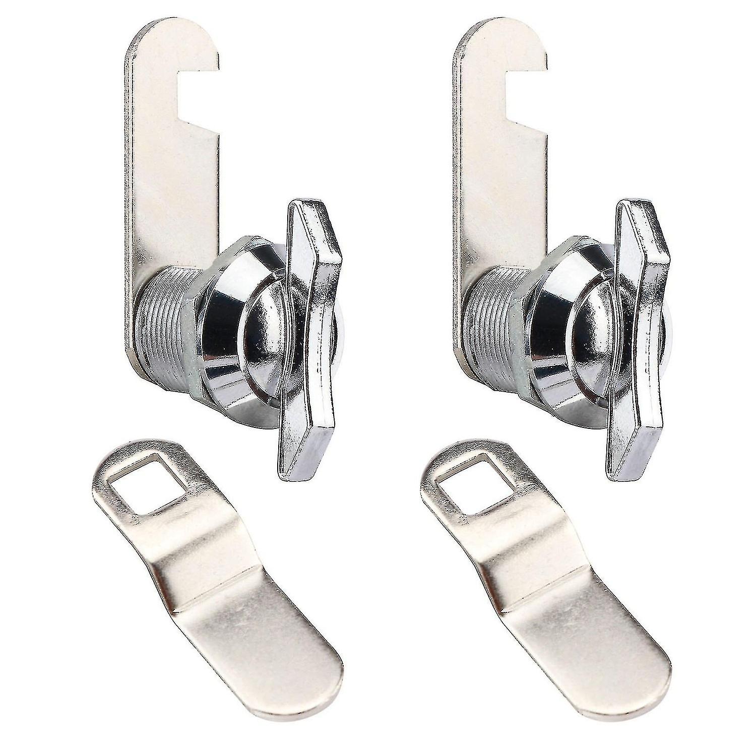 2pack Cabinet Compartment Offset Cam Storage Door Rv Thumb Operated Drawer Mailbox Keyless Latch Rep