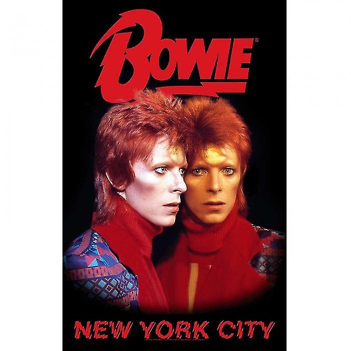 David Bowie New York City Textile Poster
