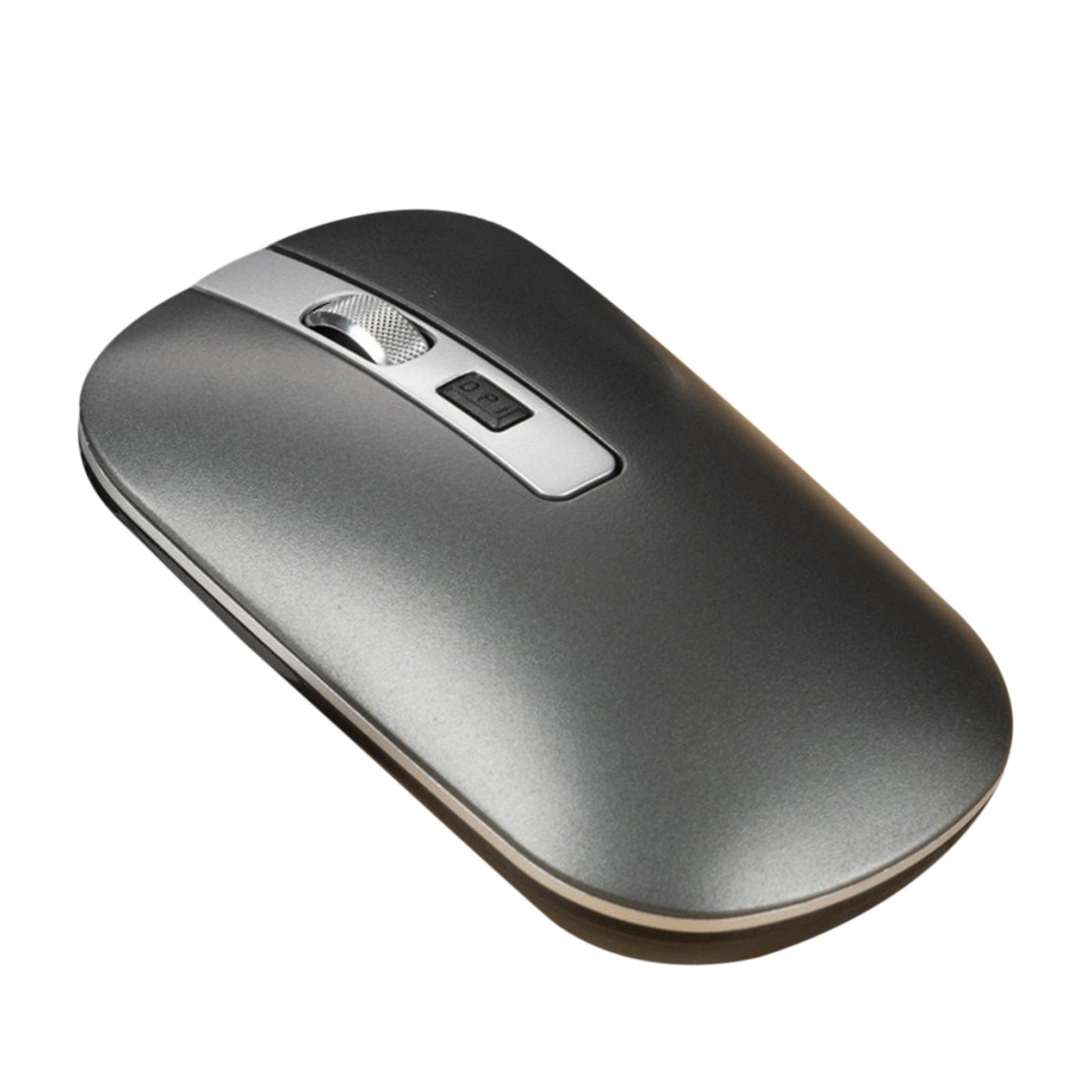 Wireless Mouse Quick Response Mute Adjustable DPI 2.4G Dual-mode Bluetooth5.0 Mouse for Office