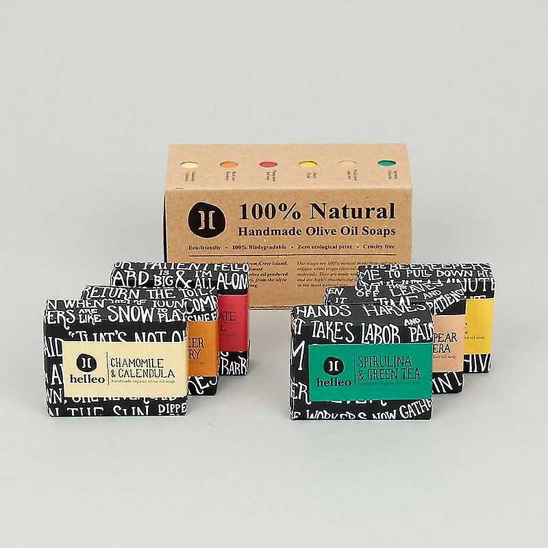 Mini Extra Virgin Olive Oil Soap Bars - 6 X 30g