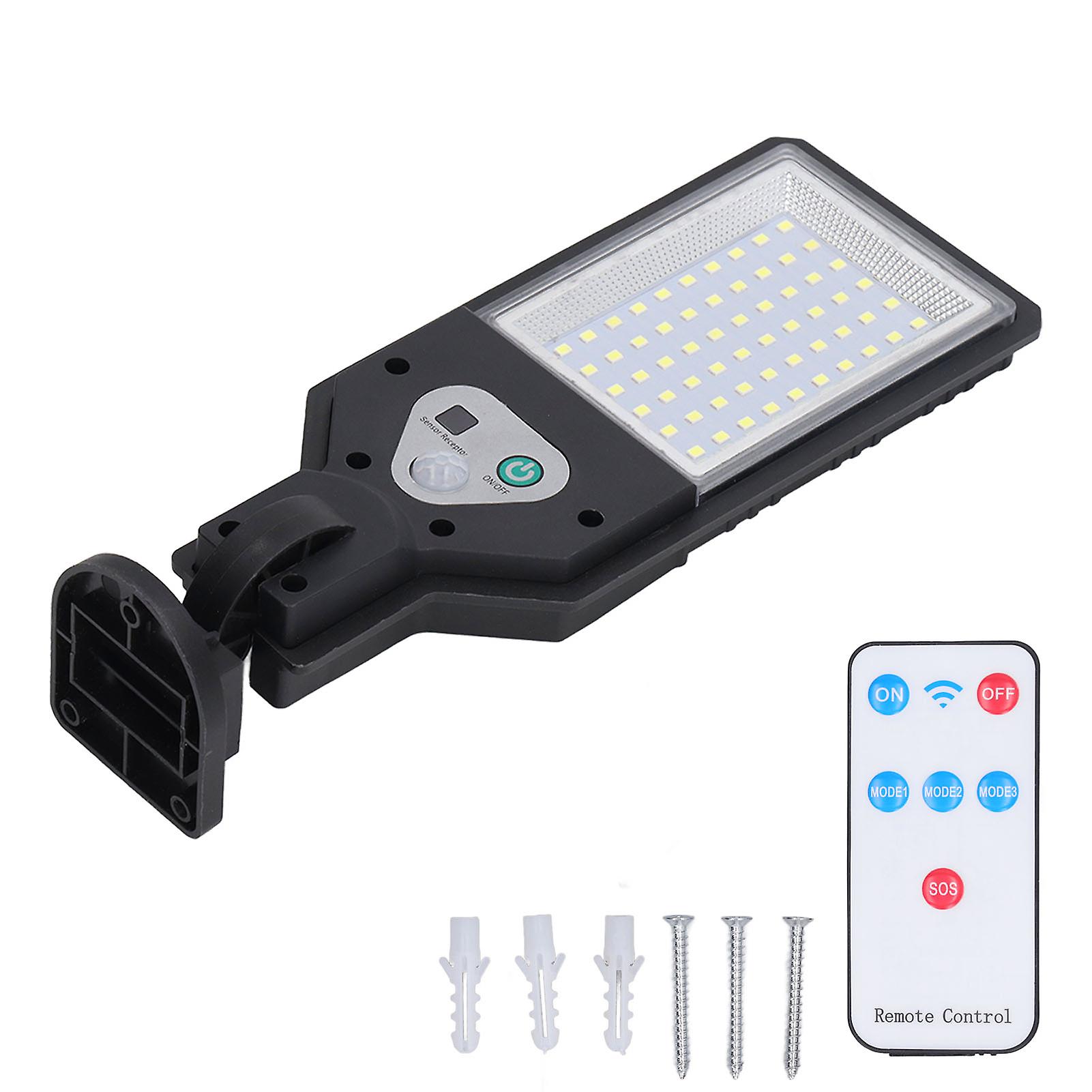 Solar Lamp, Wide Angle, Lighting, Remote Control, White