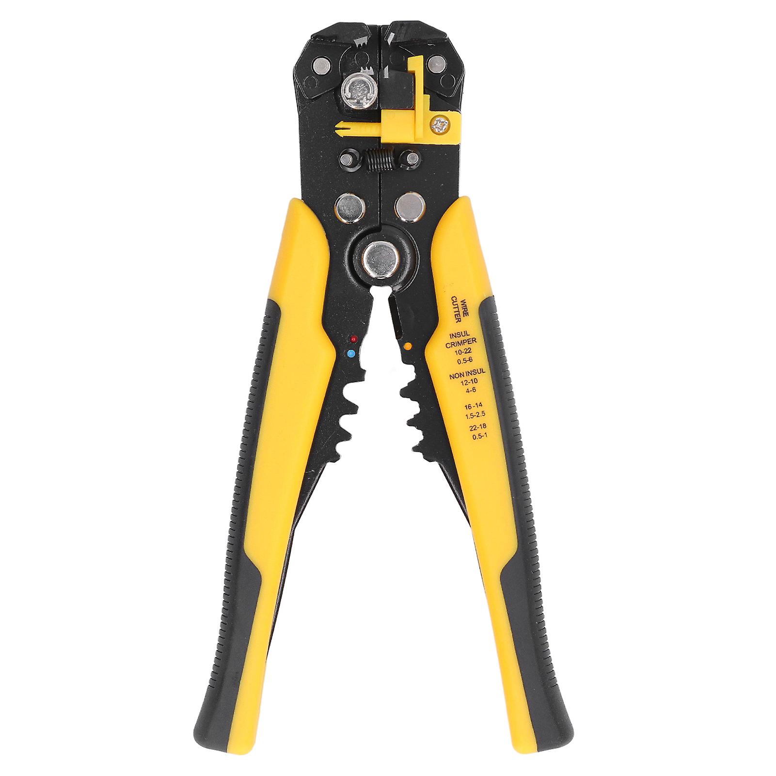 Automatic Wire Stripper & Crimper - Adjustable, Durable, Ergonomic for Versatile Use