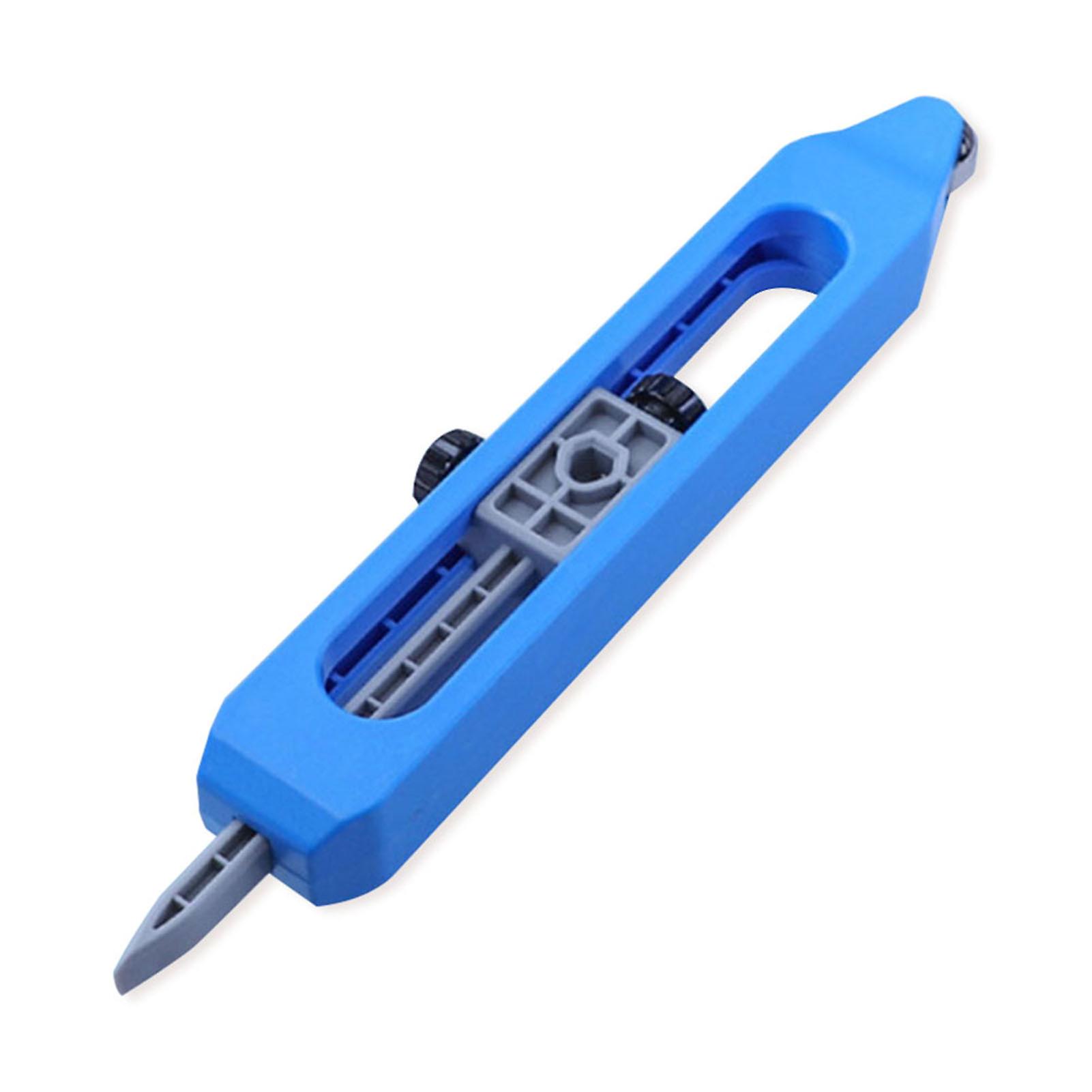 With Lock Precise Contour Gauge Profile Scribing Ruler Woodworking Measuring
