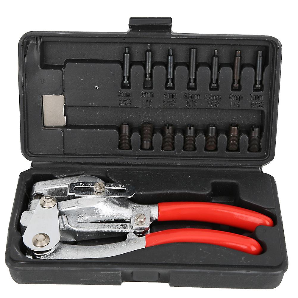 Hand‑Held Power Punch Kit Stainless Steel Iron Plastic Hole Punch Pliers