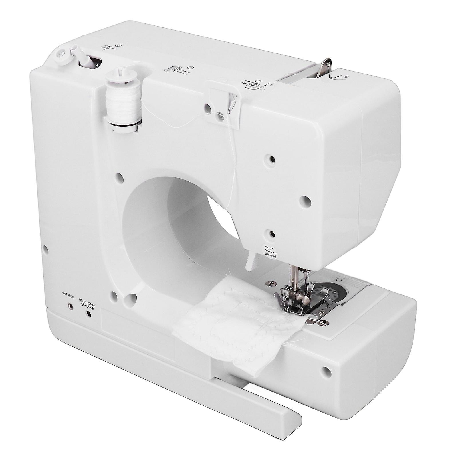 Mini machine à coudre 12 points machine à coudre électrique multifonctionnelle de bureau pour un usage domestique