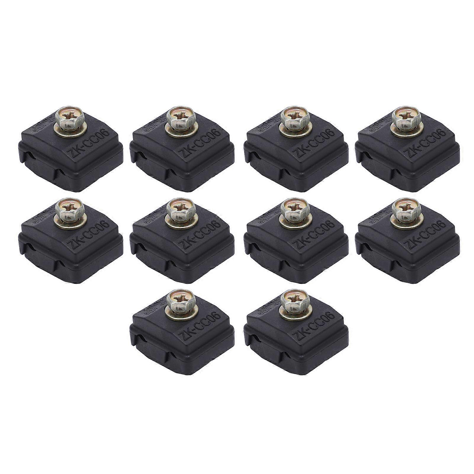 10pcs Wire Splitter Connectors, 50A, 400V, 1-6mm², High Power, Quick Insulation Piercing Clamp for Wiring