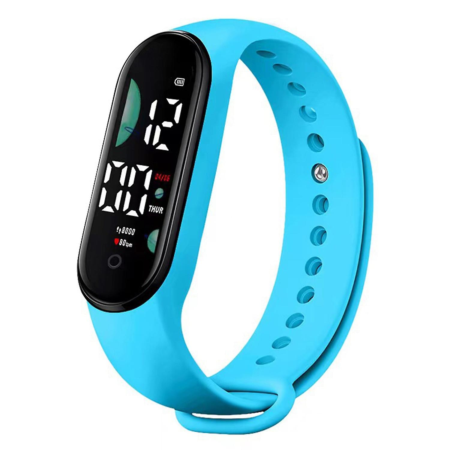 M9 Electronic Watch LED Touch Control Waterproof Casual Multifunctional Week Time Display Lightweigh