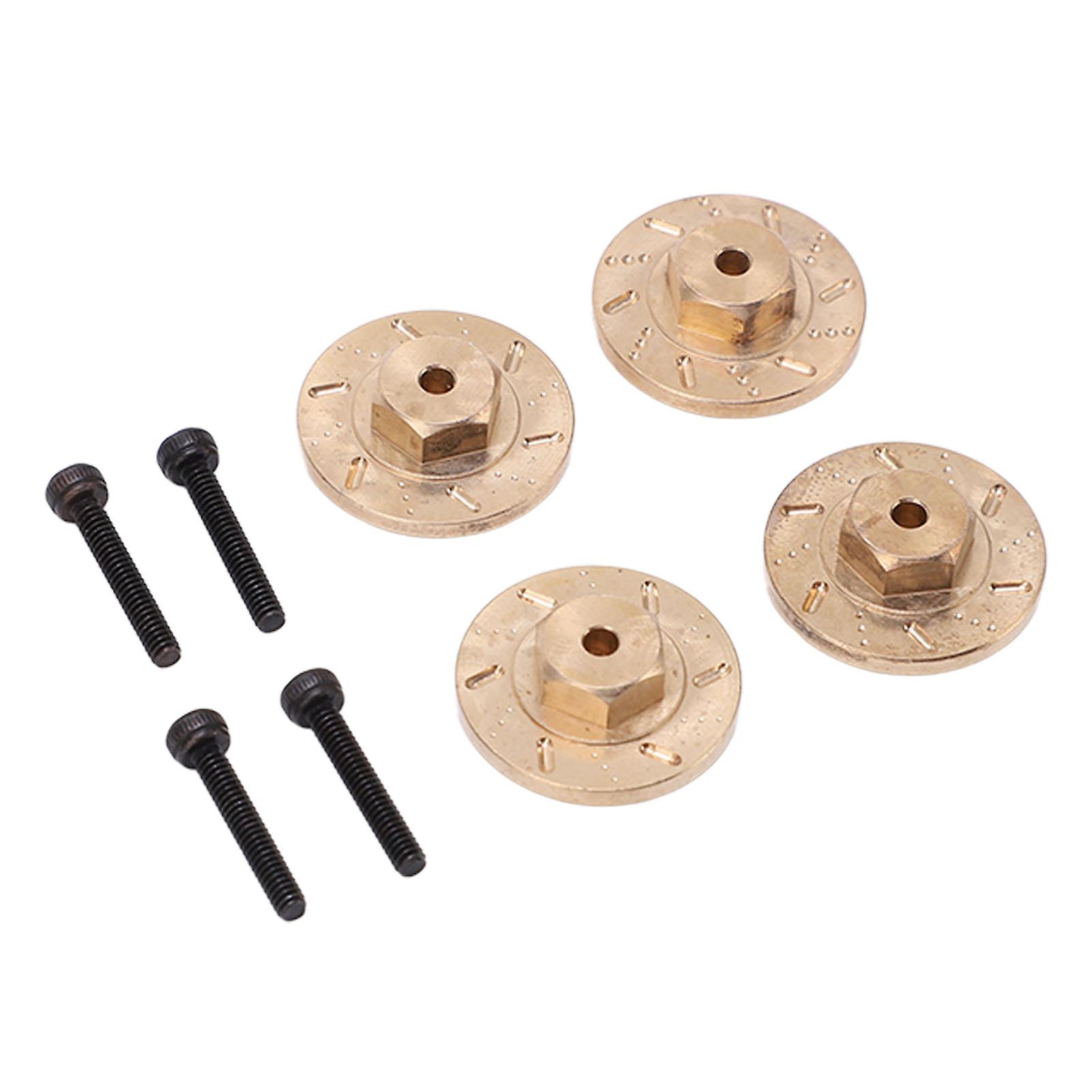 RC Brass Hexagonal Counterweight Adapter Wheel Weights Hex Adapter for Kyosho for Mini Z for Wrangler 1/18 1/24 RC Car