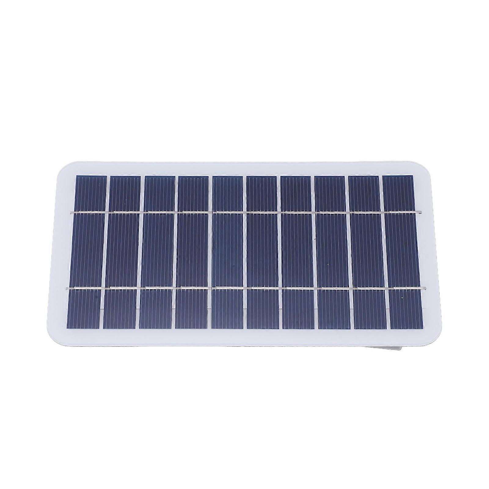 Chargeur solaire monocristallin portable et étanche 5 V 2 W pour camping et randonnée