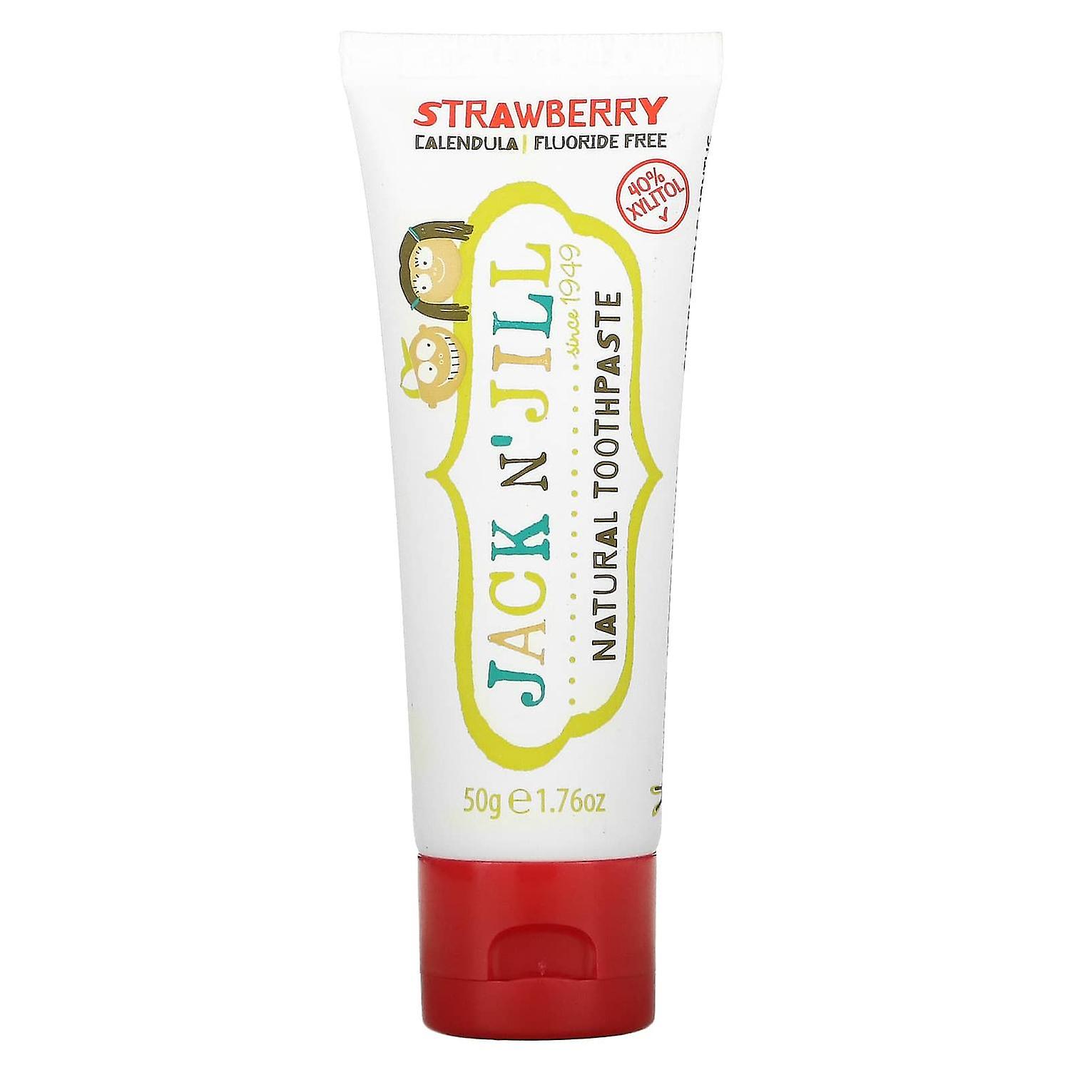 Jack n' Jill, Natural Toothpaste, Strawberry, 1.76 oz (50 g)