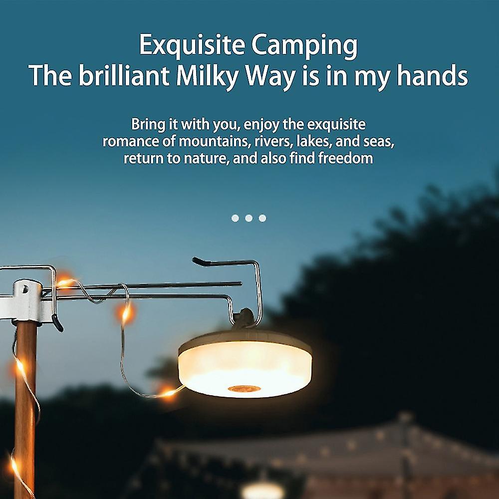 Outdoor Waterproof Portable Stowable String Light Camping String Lights-eyzi
