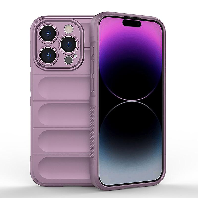 For iphone iPhone 14 Pro Case, Flexible Soft TPU Rubber Grip Shock-Absorbent Protective Case Cover