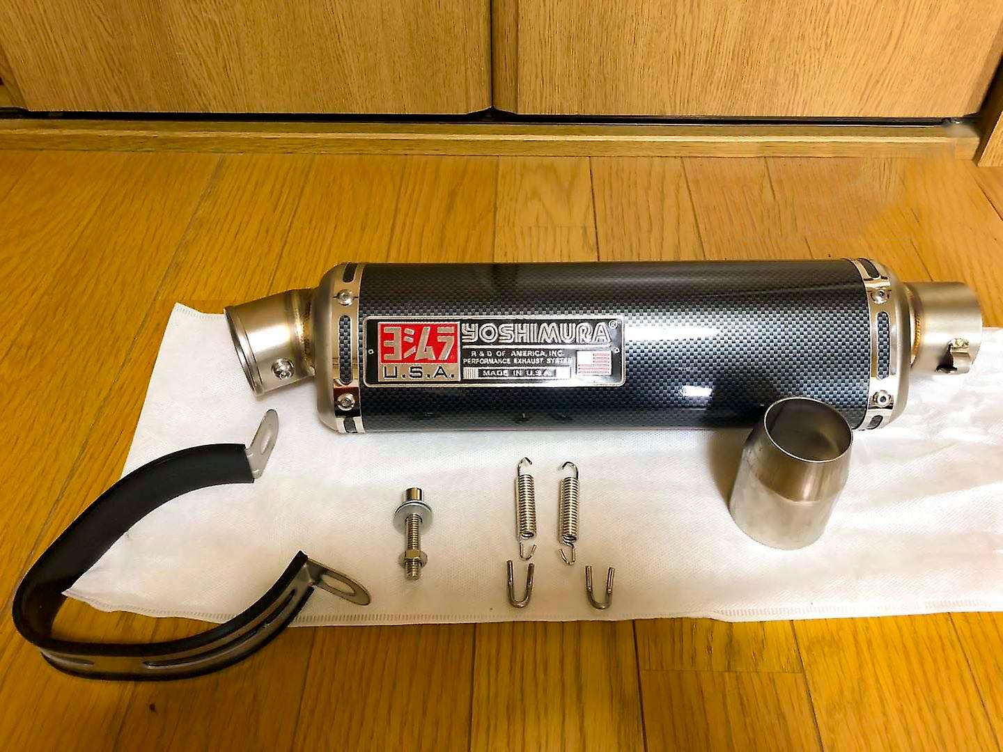 長さ 440mm オートバイ Yoshimura エキゾースト マフラー パイプ 100cc 300cc 600cc 1000cc スクーター ATV ピットバイクパイプ可動 DB キラー~21655