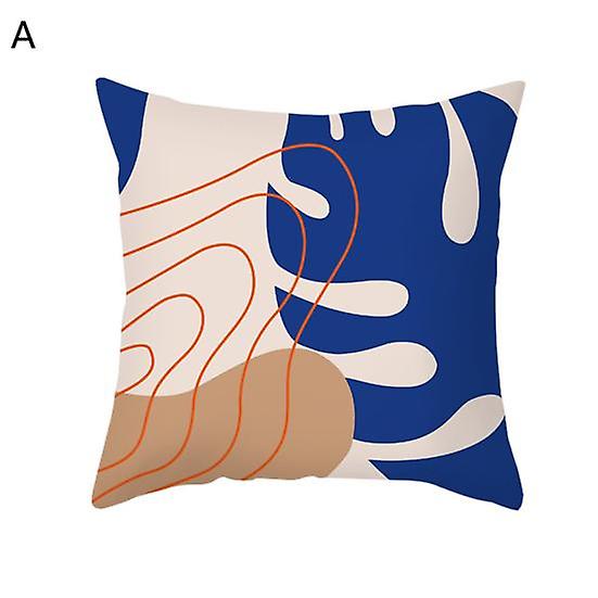 Cushion Case Soft Touch Stain Repellent Polyester Useful Decorative Comfortable Pillow Sham for Office
