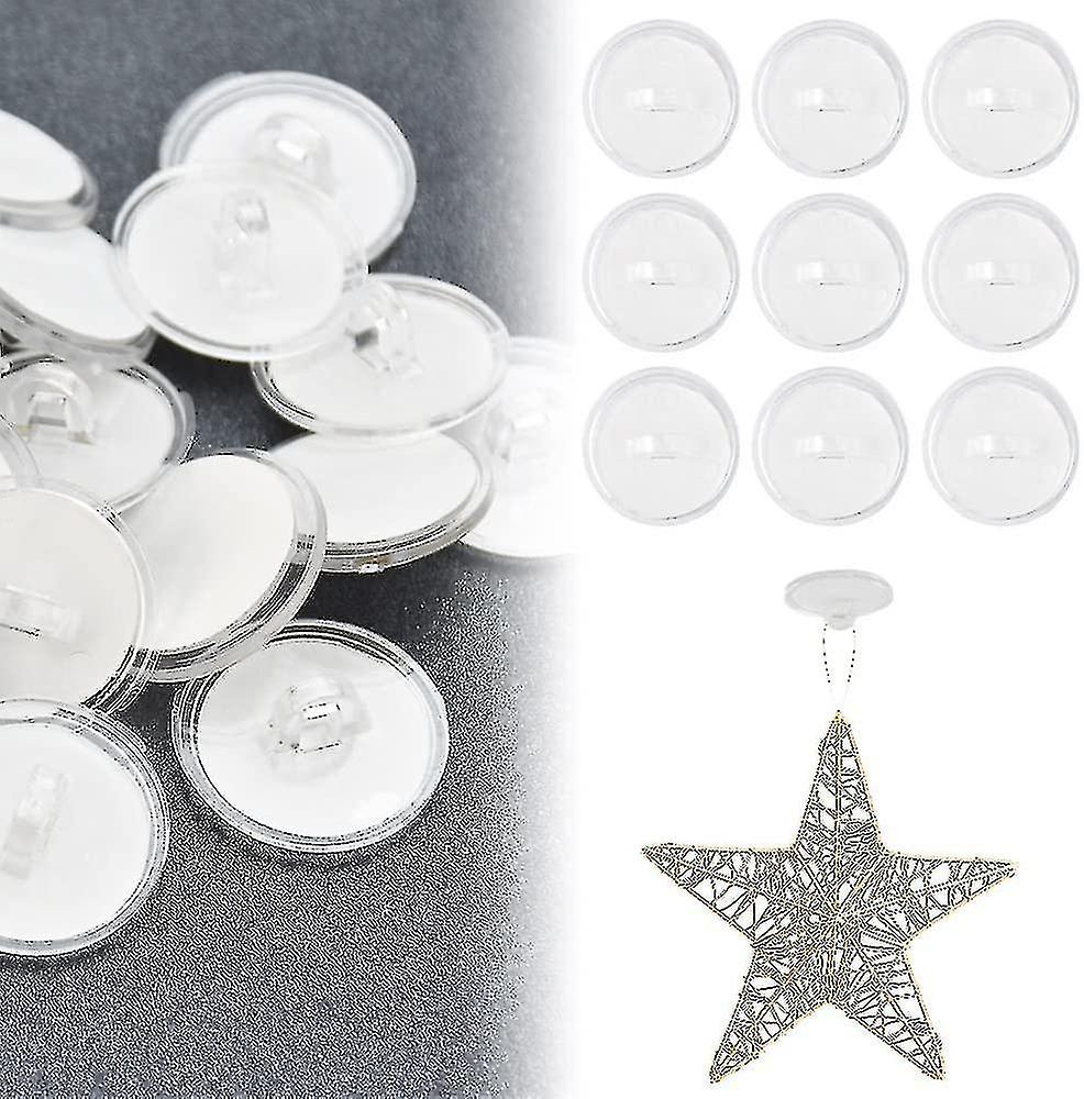 50 Pcs Ceiling Hook Adhesive Hook 20mm Plastic Hook Without Drilling Hook Ceiling Fixing Adhesive Wall Hook Ceiling Suspension Hook Shibaod