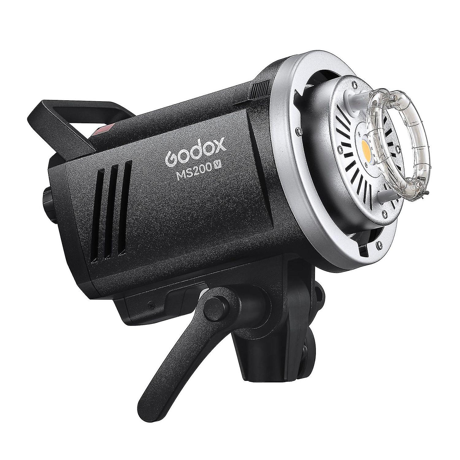 Godox MS200-V Upgraded Studio Flash Light 200Ws Strobe Light GN53 0.1-1.8S Recycle Time 5600200K 2.4