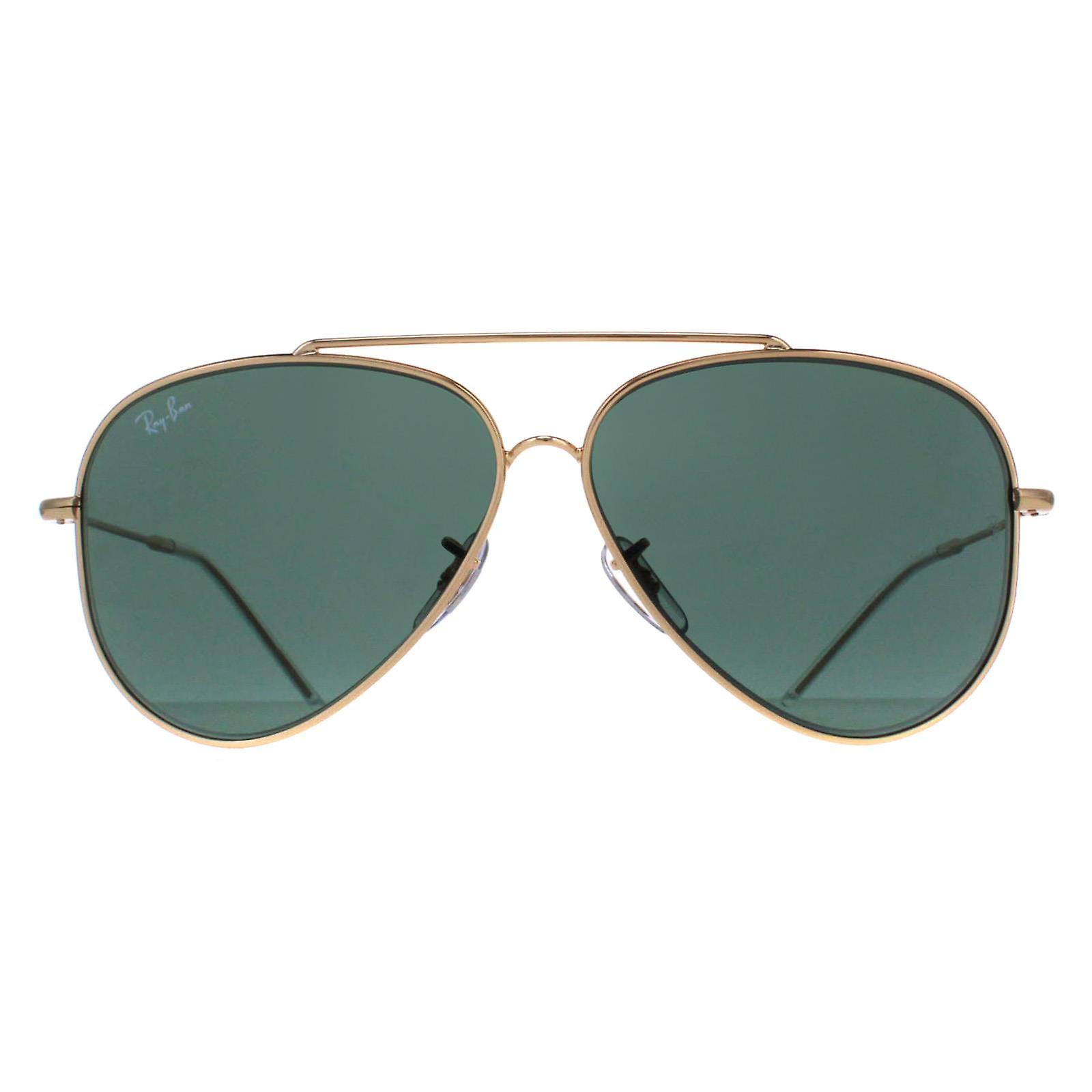 雷朋太阳镜 RB0101S Aviator Reverse 001/VR 金绿