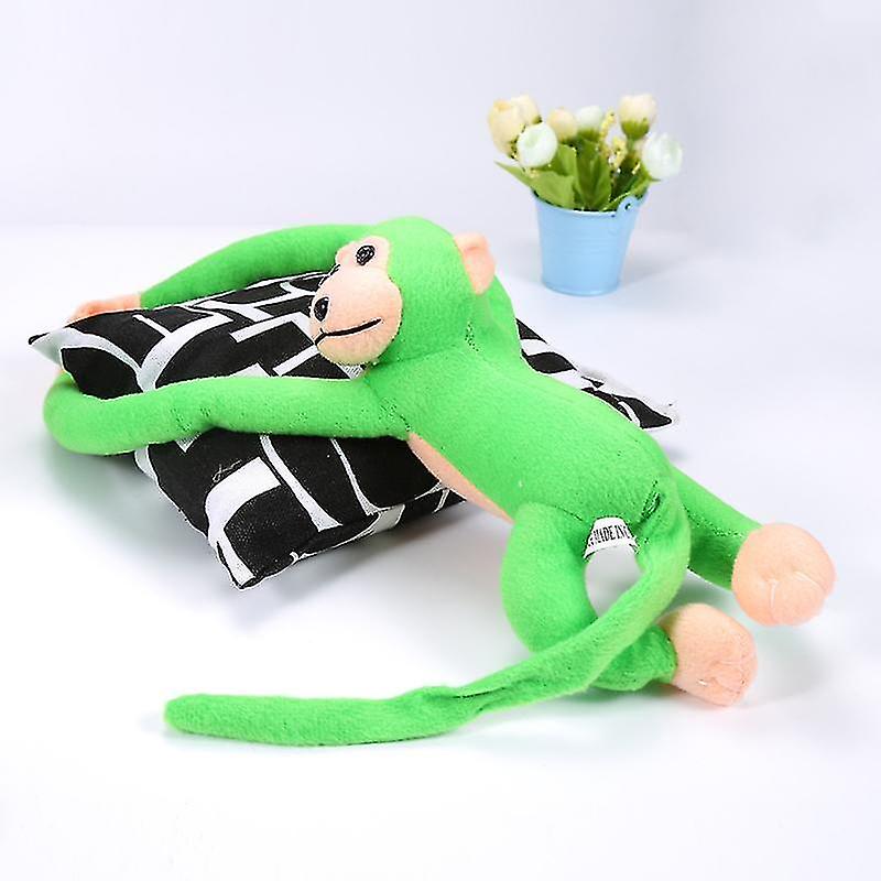 60cm Long Arm Monkey Plush Toy Anti-collision Banana Monkey Curtain Strap
