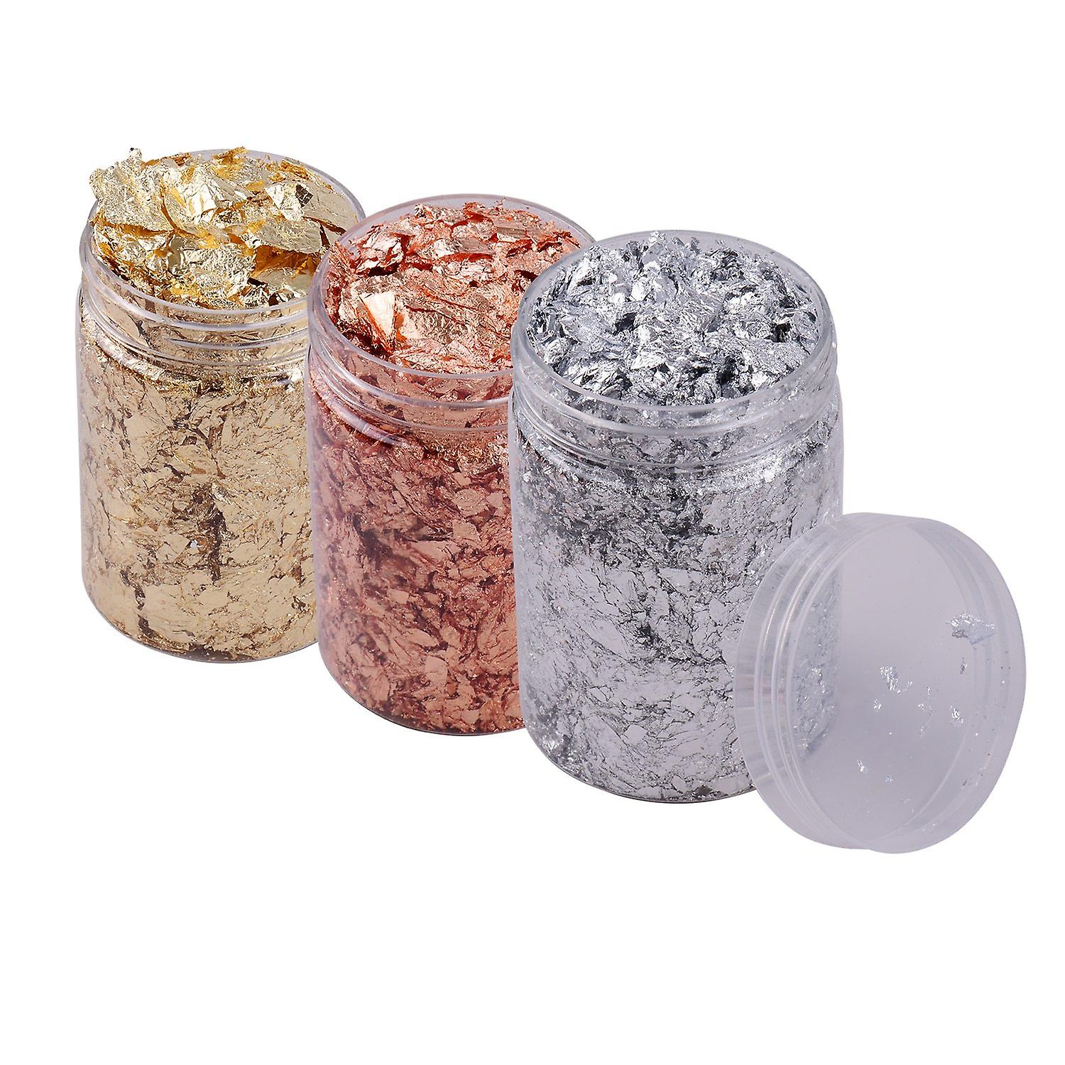 Imitation Gold Foil Flakes, Metallic For Resin Jewelry, Making Nails Art