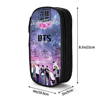 BTS Pencil Case Love Yourself Large Capacity Pen Case Double