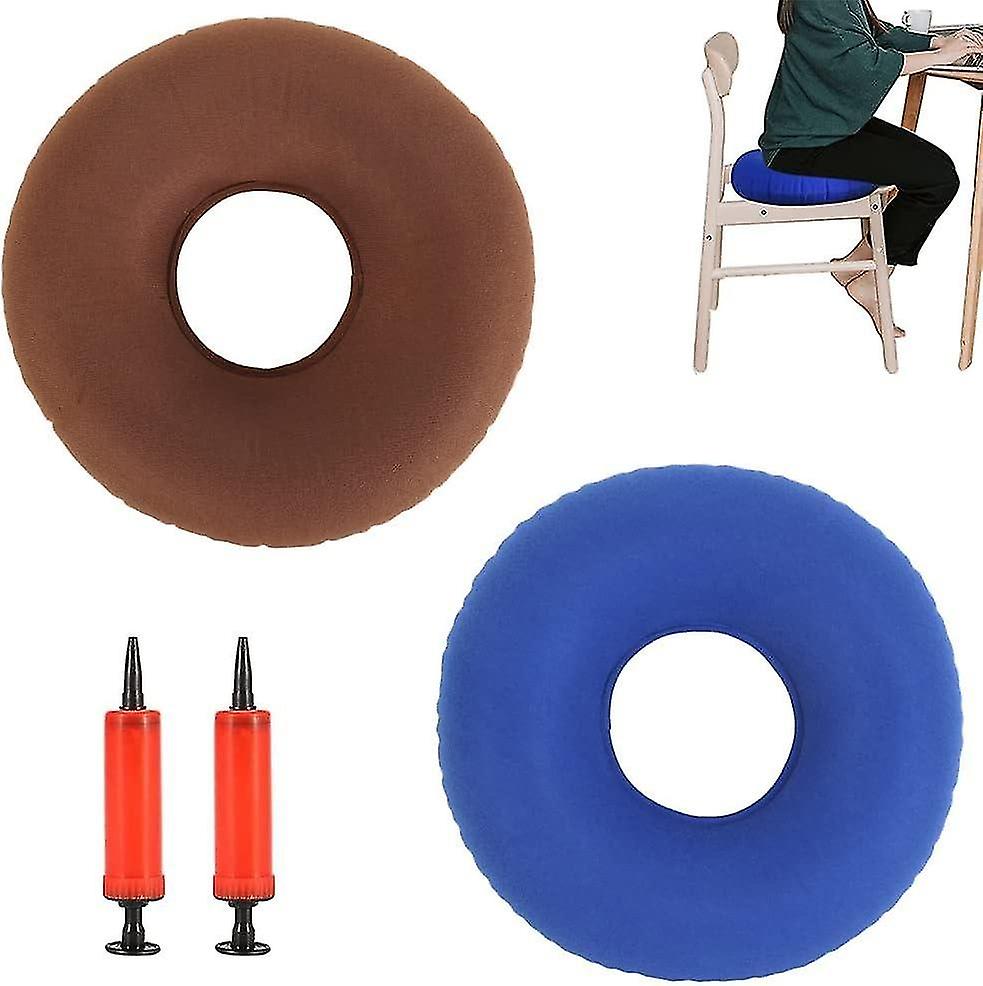 Pieces Donut Seat Cushion, Inflatable Ring Seat Cushion, Inflatable Seat Cushion with Pump, Cushions