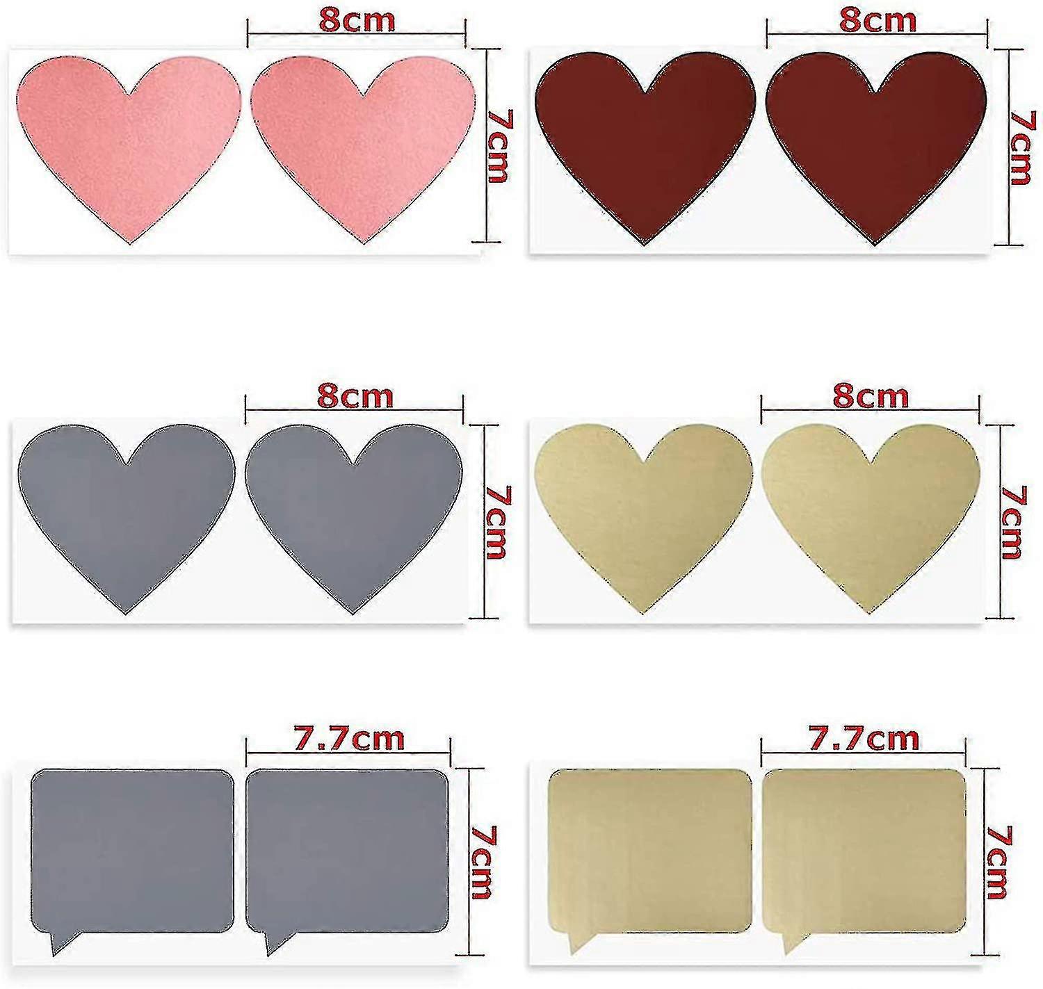 400 Pegatinas Rasca Y Gana – Tamaño 20x20 Mm, Color Gris, Ideal Para Sorpresas, Juegos O Promociones