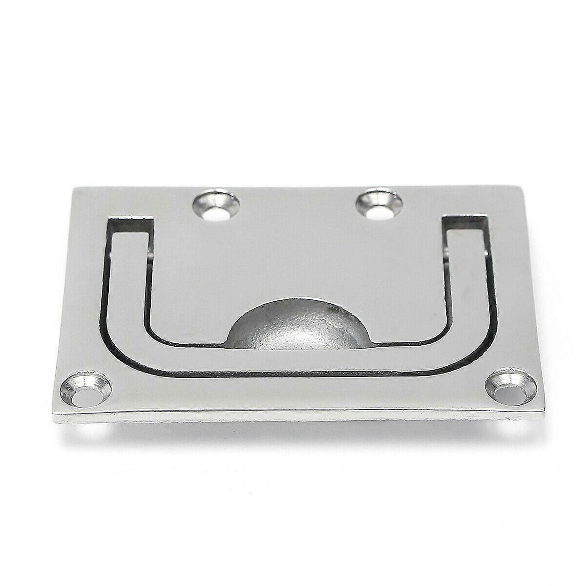 Boat Hatch Handle Stainless Steel Flush Lift Handles Boat Flush Hatch Marine Handle For Yacht Boat Cabinet Locker(1pcs, Silver)