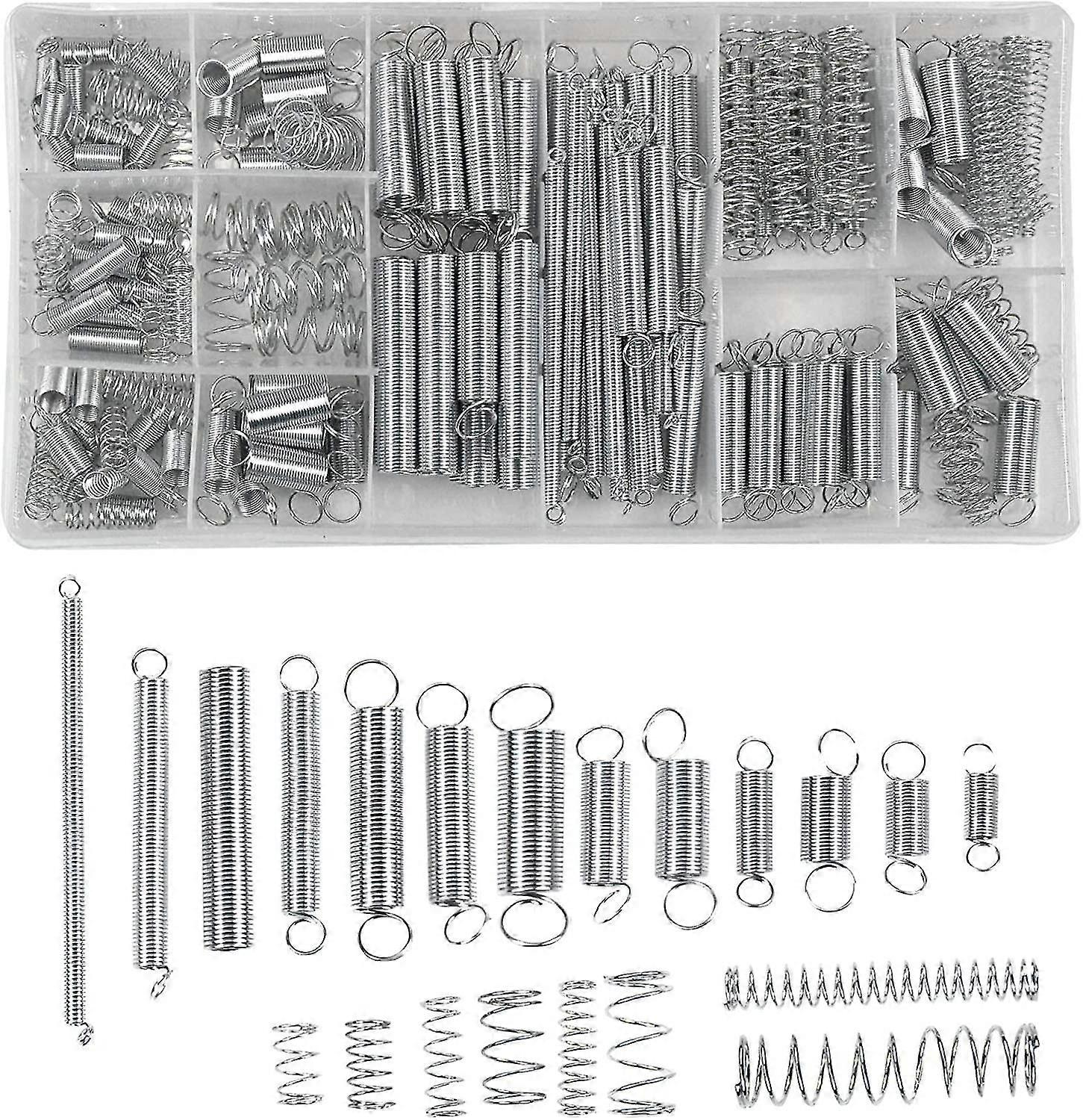 200 Pieces Compression Springs Extension Springs Extension Springs Assortment 20