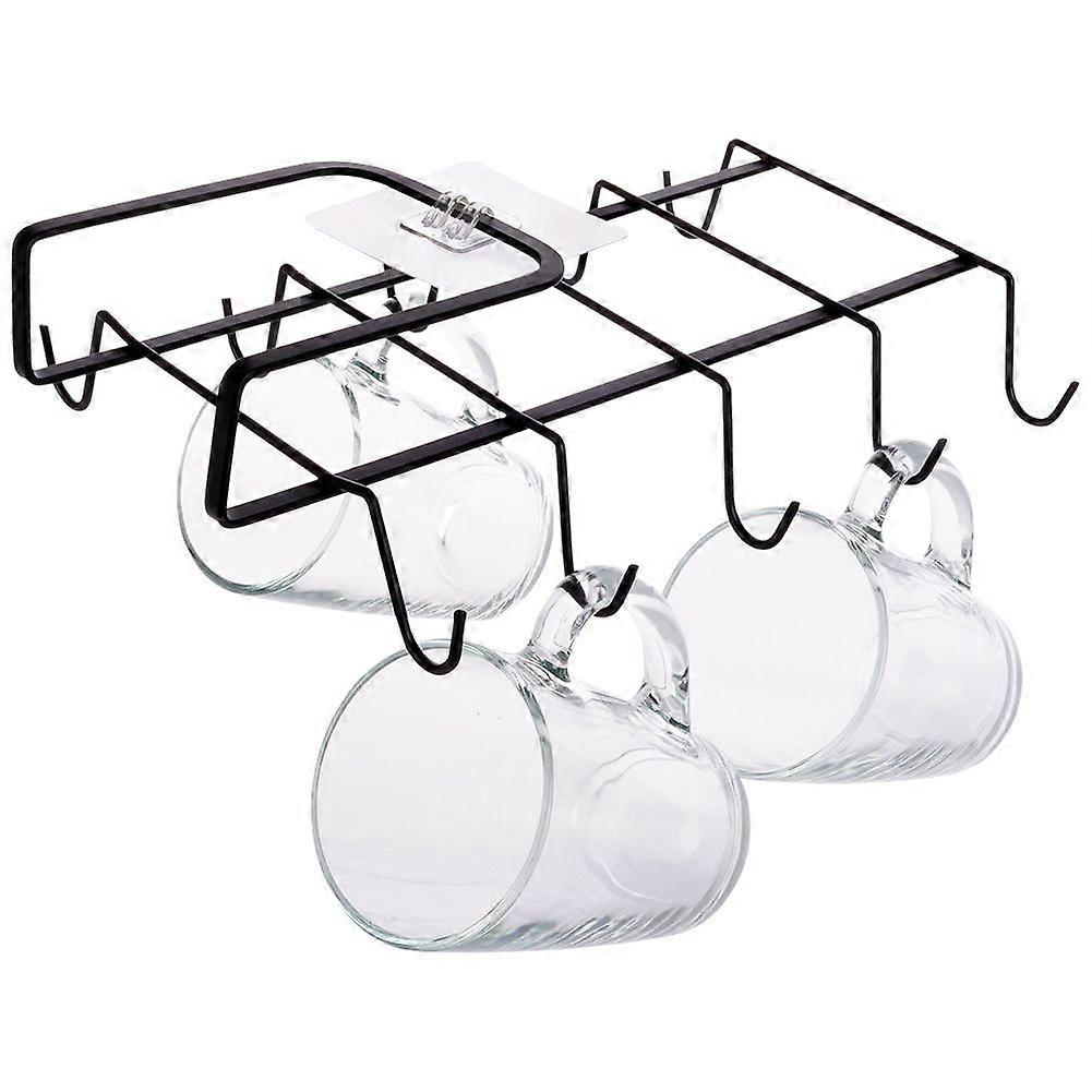 Practical black kitchen hanger for cups - easy assembly