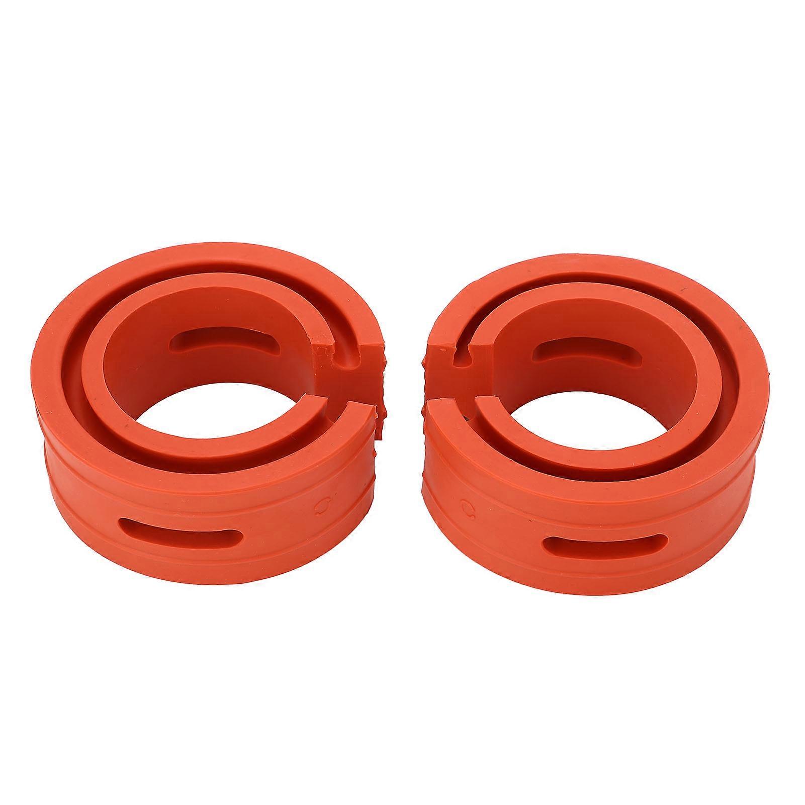2Pcs Car Shock Absorber Buffer C Type Reduce Noise Anti Vibration Springs Bumpers Cushion Universal
